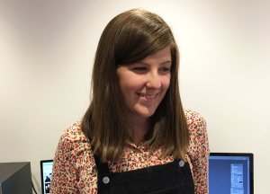 Meg Garratt is our new graphic design apprentice.